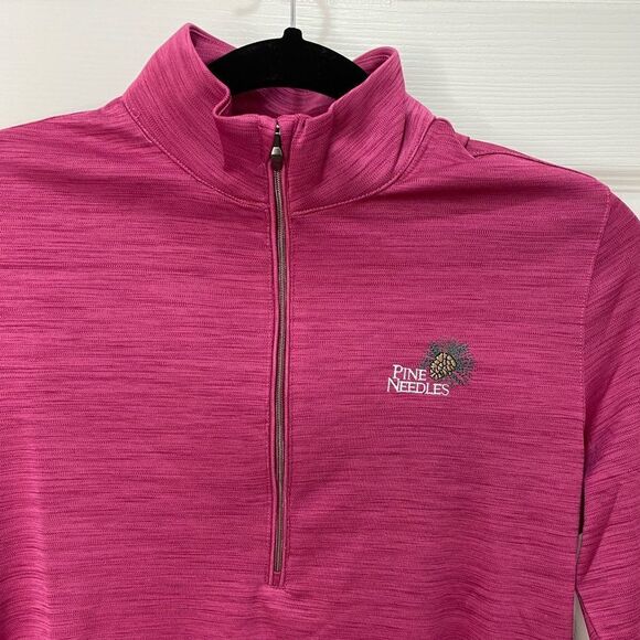 NWT Greg Norman Pine Needles Golf Course long sleeve top zip pullover, large - Picture 2 of 9